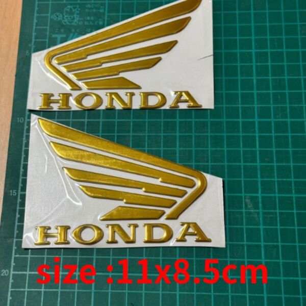 大サイズ BIG ホンダ 本田 HONDA 3D立体 ステッカー エンブレム