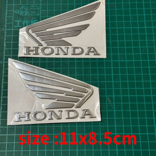 大サイズ BIGホンダ 本田 HONDA 3D立体 ステッカー エンブレム