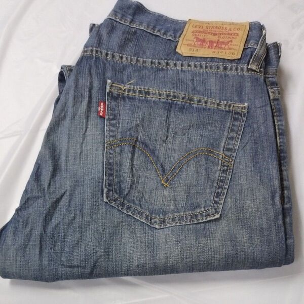 【古着】 リーバイス514 W34 L36 Levi’s デニムパンツSLIMSTRAIGHT