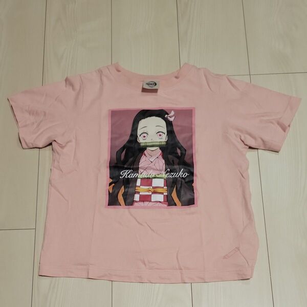 鬼滅の刃 竈門禰豆子 gu Tシャツ ピンク 140cm