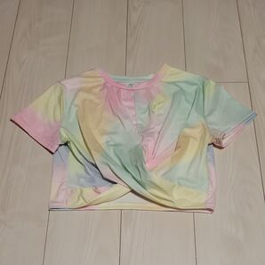 SHEIN グラデーション ショート丈トップス 11-12Y(約140cm)
