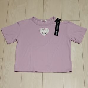 Algy 半袖Tシャツ パープル 140cm