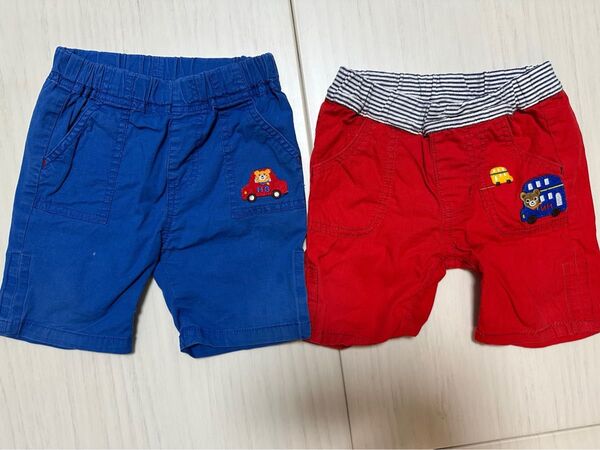 ミキハウス ホットビスケッツ 半ズボン ハーフパンツ 男の子 まとめ売り