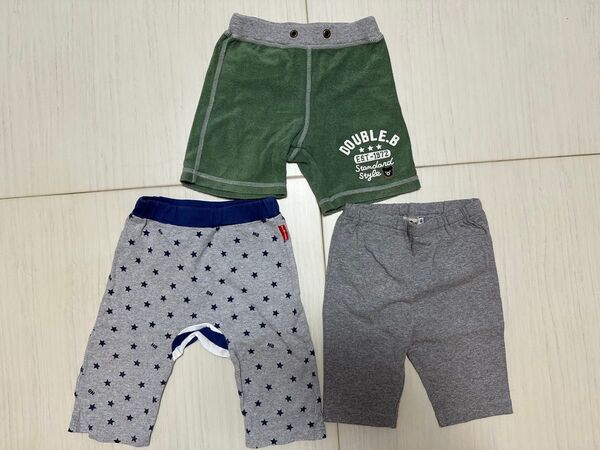 ミキハウス ホットビスケッツ 半ズボン ハーフパンツ 男の子 まとめ売り