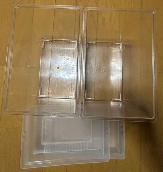 飼育ケース 中サイズ プラスチック 昆虫 爬虫類 両生類 ペット クワガタ カブトムシ 飼育容器 プラケース