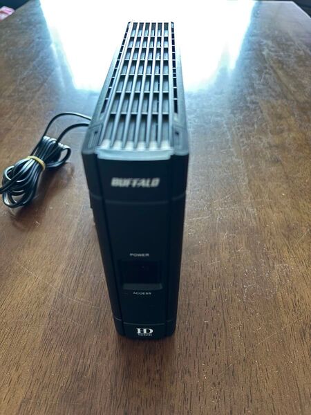 BUFFALO 外付けHDD ブラック 1Tバイト