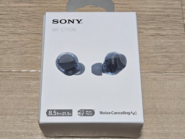 【新品・未開封】 SONY ワイヤレスイヤホン WF-C710N グラスブルー ノイズキャンセリング