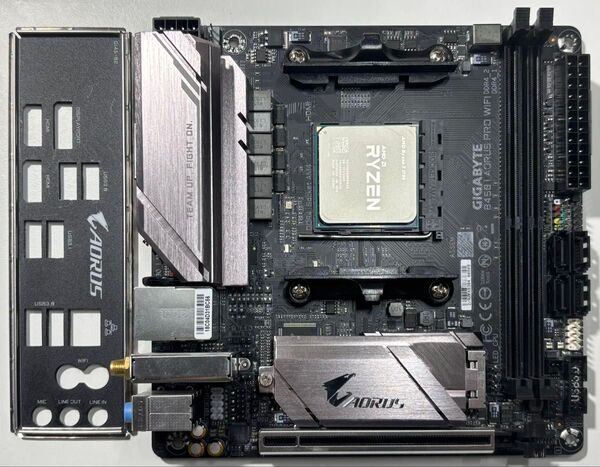 GIGABYTE B450I AORUS PRO WIFI マザーボード Ryzen7 1700 CPU セット