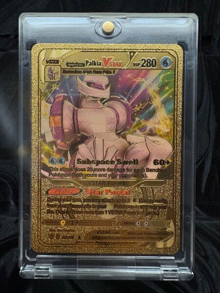 【海外限定】ゴールドメタル パルキア ポケモンカード