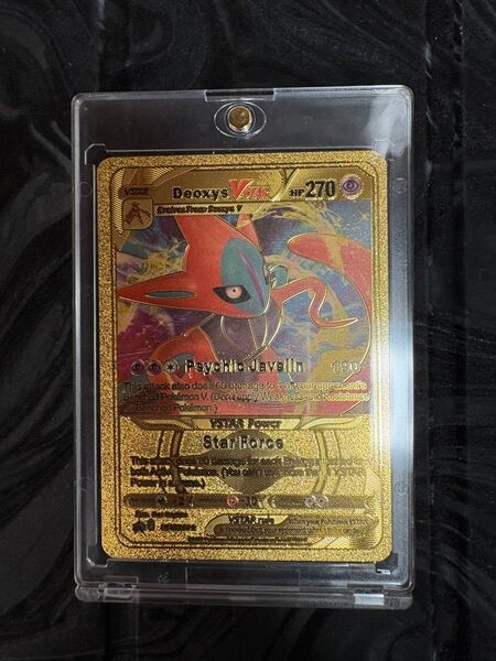 【海外限定】ゴールドメタル デオキシス ポケモンカード