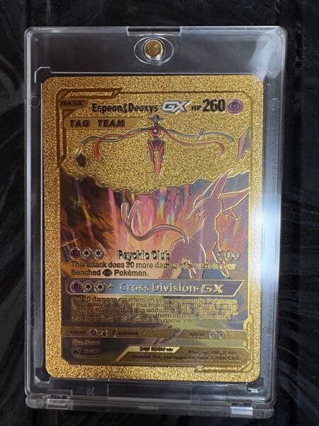 【海外限定】ゴールドメタル デオキシス×エーフィ ポケモンカード