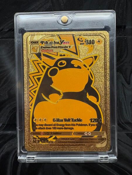【海外限定】ゴールドメタル ブイマックスピカチュウ ポケモンカード