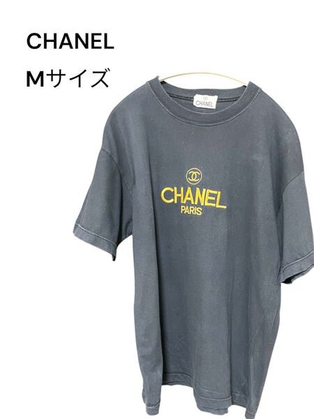 【美品】CHANELシャネルTシャツ ヴィンテージ 半袖 Mサイズ 半袖 vintage ビンテージ