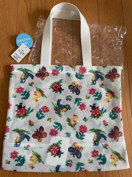 新品未使用 フェイラー ハイジ メッシュトートバッグ メッシュバッグ ホワイト