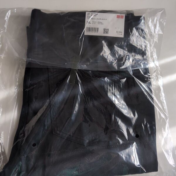 ユニクロ ウルトラストレッチレギンスパンツ 3XL ブラック 未使用