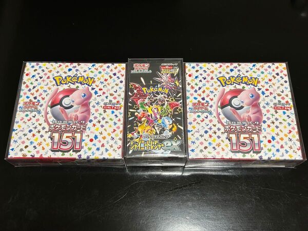 151 2BOX シュリンク付き シャイニートレジャー 1BOX シュリンク付き ポケモンカード