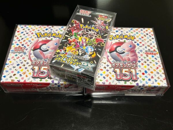 151 2BOX シュリンク付き シャイニートレジャー 1BOX シュリンク付き ポケモンカード