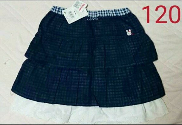 新品 120 MIKI HOUSE 女の子 スカート