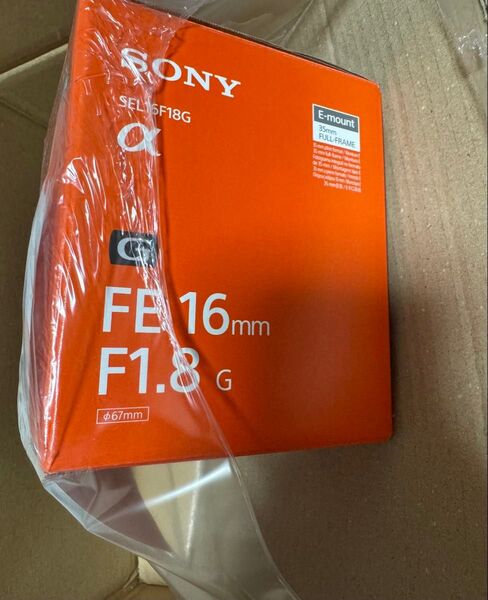 新品未開封 SONY FE 16mm F1.8 G SEL16F18G