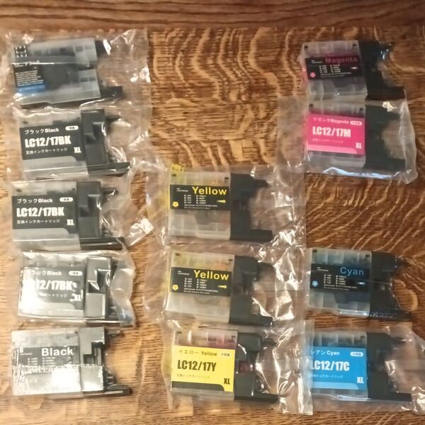 ブラザー LC12/17 インクカートリッジ brother 互換品 12個