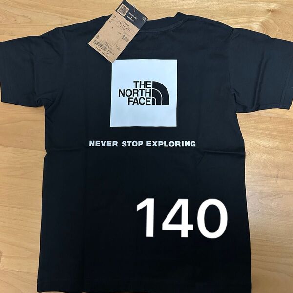 【未使用】THE NORTH FACE Tシャツ 140 ノースフェイス 半袖Tシャツ ブラック キッズ
