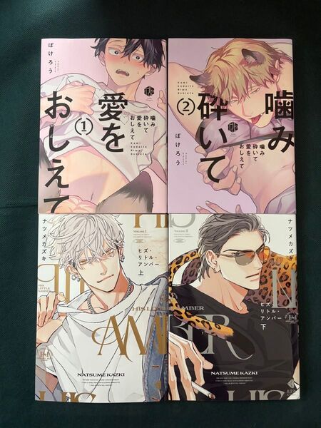 噛み砕いて愛をおしえて (1) (2)/ヒズ・リトル・アンバー 上、下