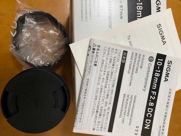 新品同様 SIGMA 10-18MM F2.8 DC DN X MOUNT
