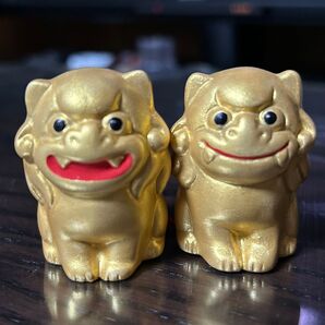 高千穂神社 狛犬おみくじ 2体セット 置物