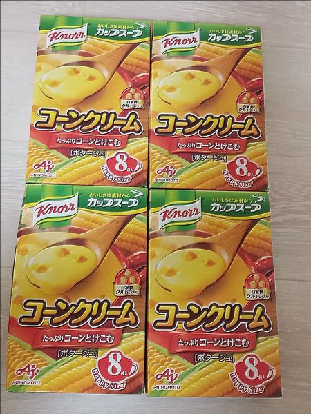 Knorr カップスープ コーンクリーム 4個 まとめ売り 32袋