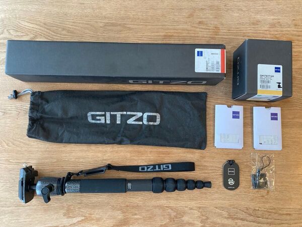 GITZO トラベラー カーボン6X一脚 GM2561T / 雲台 GH1781TQR ジッツオ