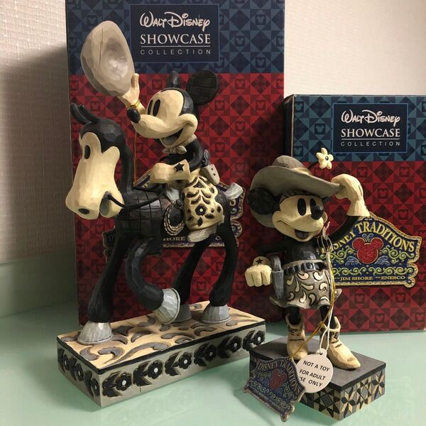 ディズニートラディション カウボーイミッキー&ミニーフィギュア2点セット