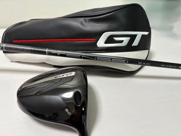 【ハドラス済】タイトリス GT2 9.0° tensei 1k black 65S ヘッドカバー付 ドライバー