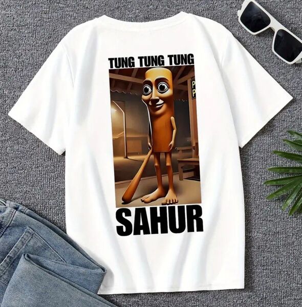 新品 イタリアンブレインロット トゥントゥントゥンサフール Tシャツ 150 TUNG TUNG TUNG SAHUR