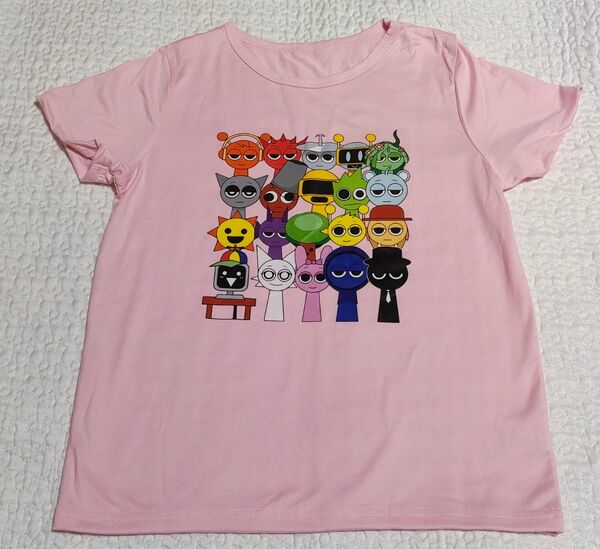 新品 スプランキー Tシャツ ピンク 120 130 140 sprumki 半袖Tシャツ