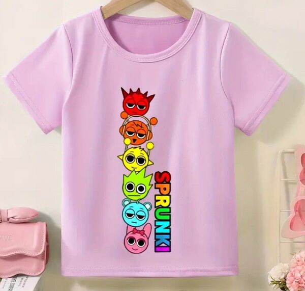 新品 スプランキー Tシャツ 100 110 120 パープル ラディ オレン sprunki