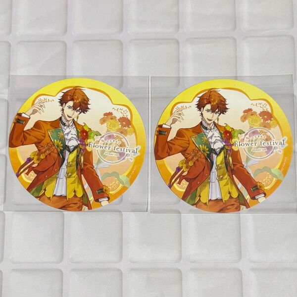 にじさんじ アニカフェ コースター 3SKM 北見遊征