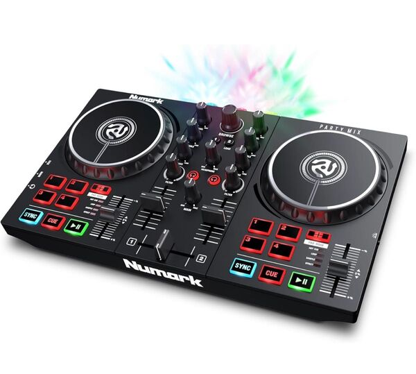 Numark Party Mix DJコントローラー ブラック 1度使用