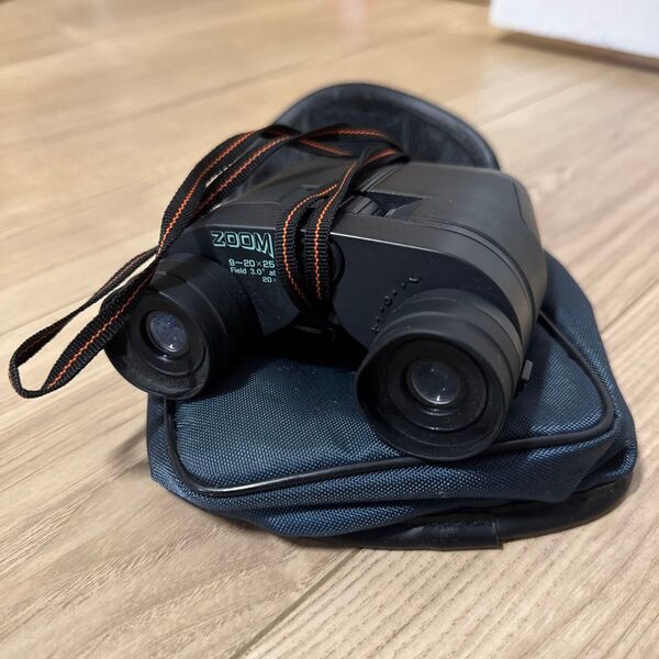 双眼鏡 9-20×25 ZOOM コンパクト 観戦 アウトドア ケース付き 現状渡し