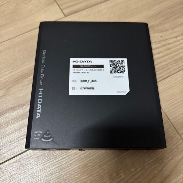 I-O DATA Wi-Fi対応 ポータブルDVDドライブ CD/DVD再生 スマホ対応 現状品