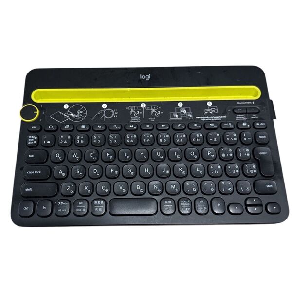 【動作OK】Logicool K480 Bluetooth キーボード マルチデバイス対応 日本語配列 ブラック