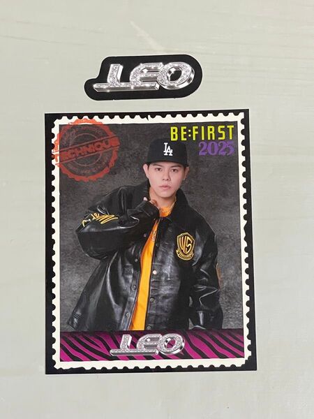 BE:FIRST GRIT レオ LEOシークレットステッカー