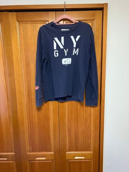 長袖Tシャツ ネイビー