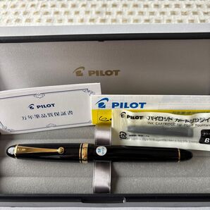 【未使用】PILOT 万年筆 カスタム742 SF ブラック 細字軟