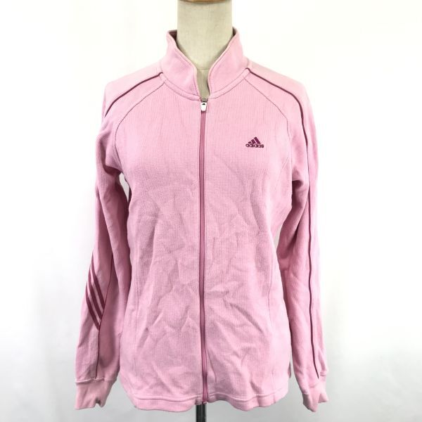 adidas トラックジャケット ピンク