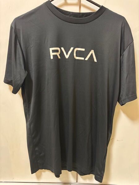 RVCA ルーカ ラッシュTシャツ ラッシュガード ルカ 水着 半袖 ブラック