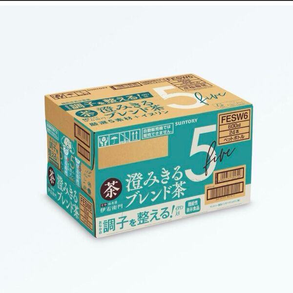 伊右衛門 澄みきるブレンド茶600ml×24個|まとめ買い 送料無用 ケース販売