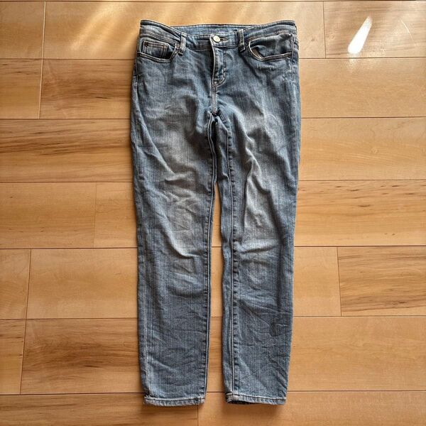 GAP スキニーデニム 4/27 ライトブルー レディース