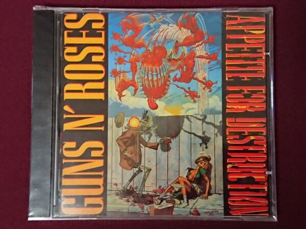 アペタイトフォーディストラクション ガンズ Guns N’ Roses Appetite For Destruction発禁ジャケ