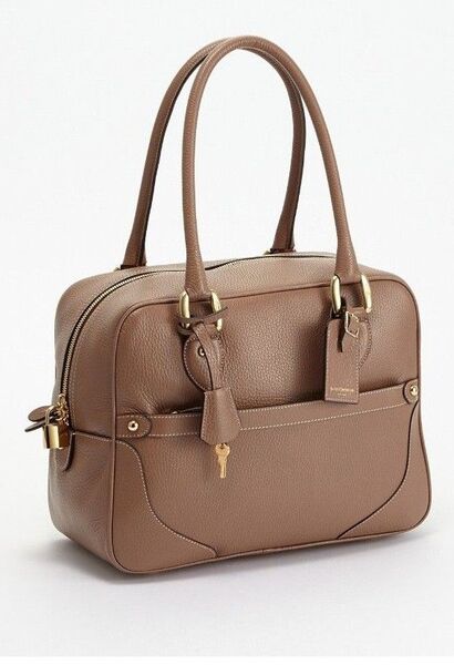J&M DAVIDSON ジェイ&エム デヴィッドソン ミア MIA ボストンバッグ ブラウン系 ベージュ系