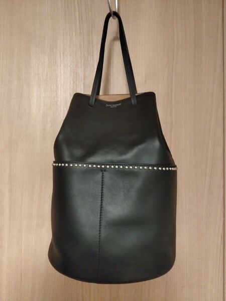 ジェイアンドエムデヴィッドソン J&M DAVIDSON ハンドバッグ DAISY デイジー ウィズ スタッズ ブラック